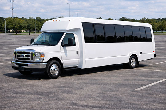 25-passenger minibus available for charter in Plantation, FL
